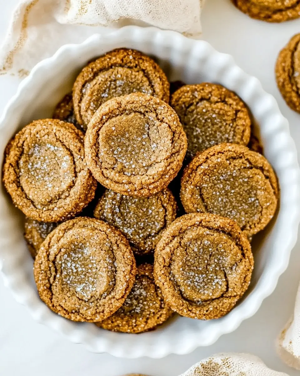 Chewy Molasses Cookies