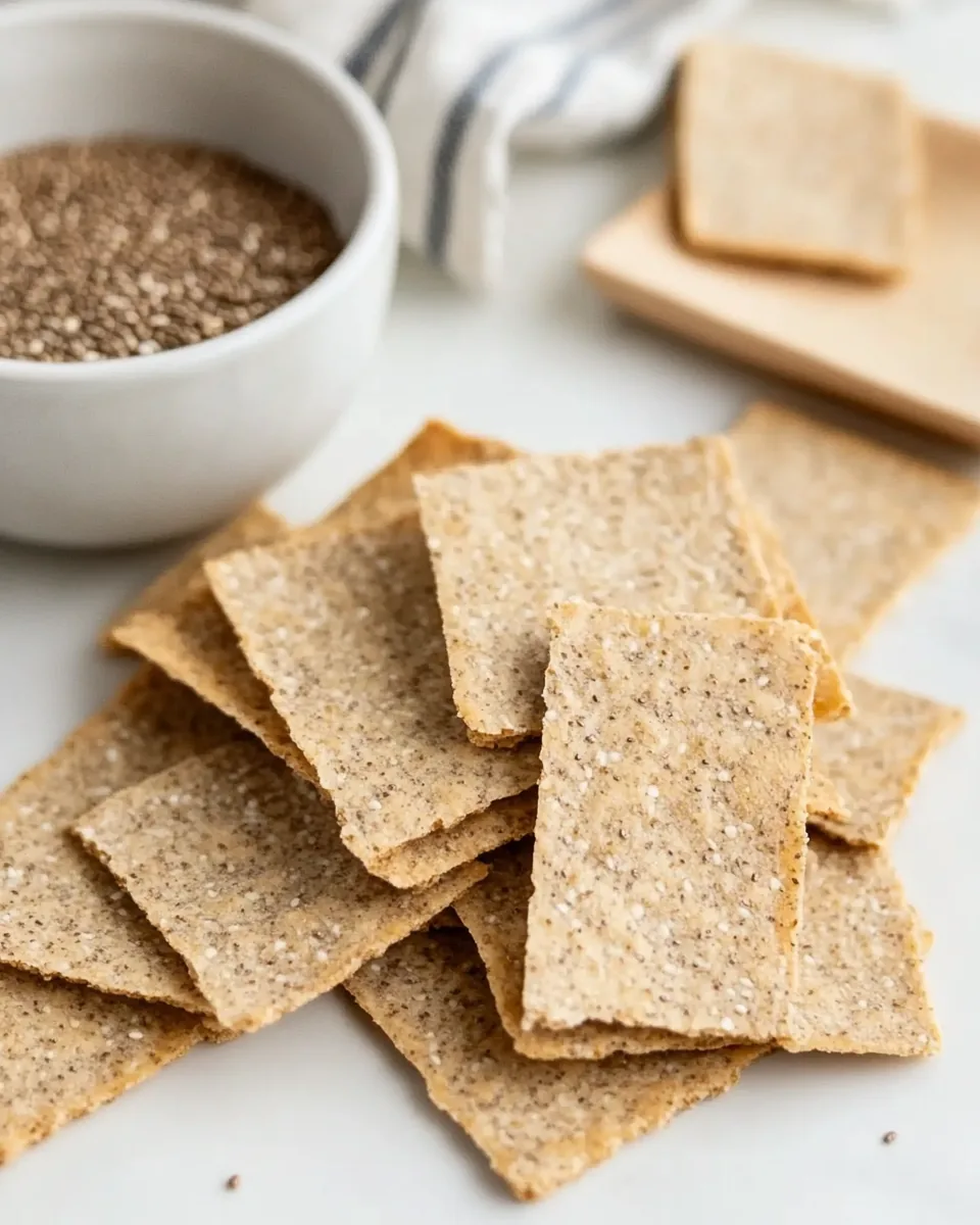 Chia Seed Crackers
