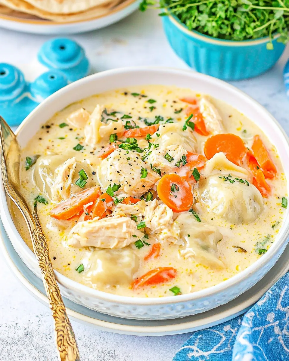 Chicken Dumplings With Tortillas