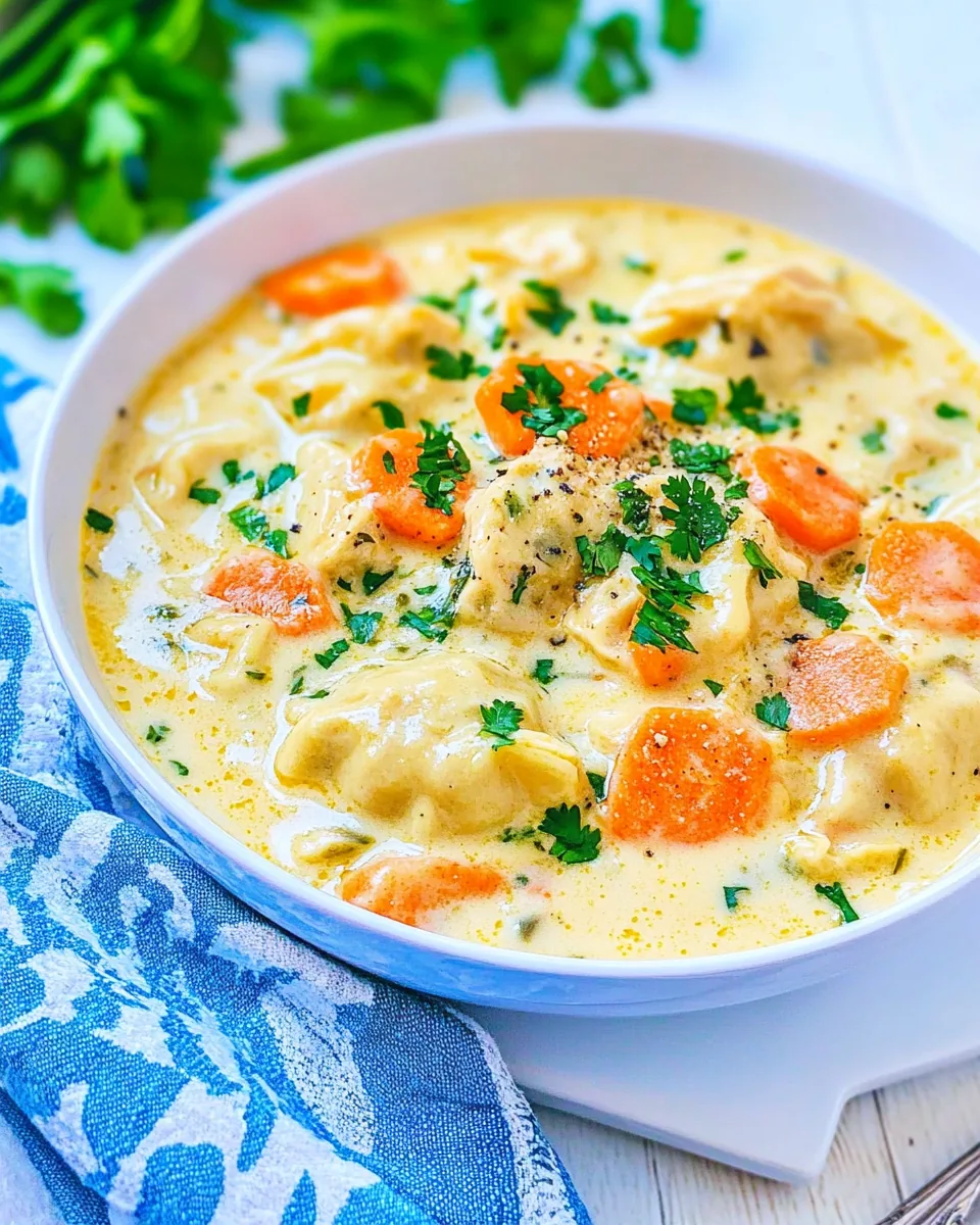 Chicken Dumplings With Tortillas
