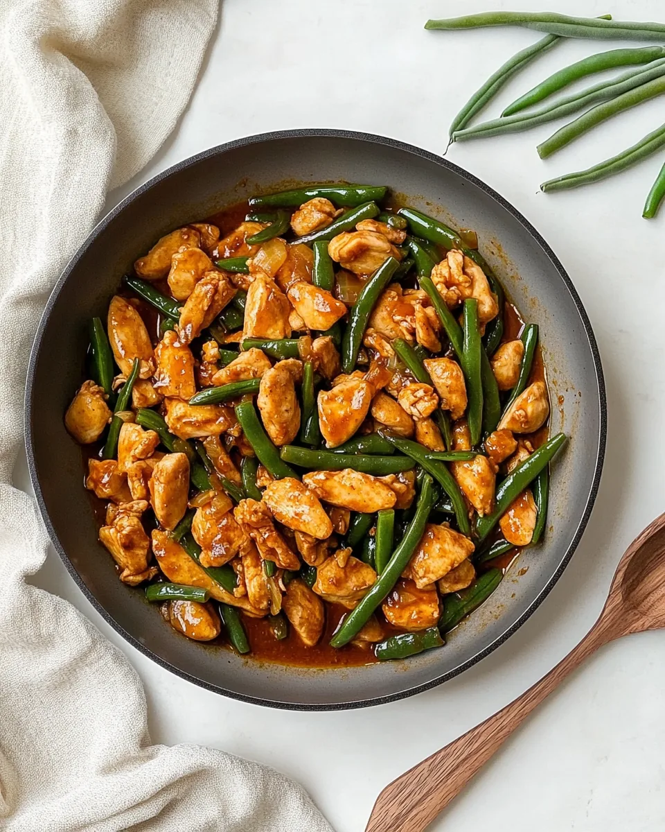 Chicken And Green Bean Stir Fry