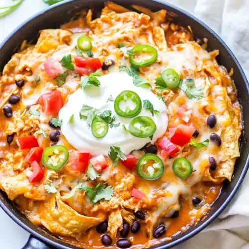 Chicken Black Bean Enchilada Skillet