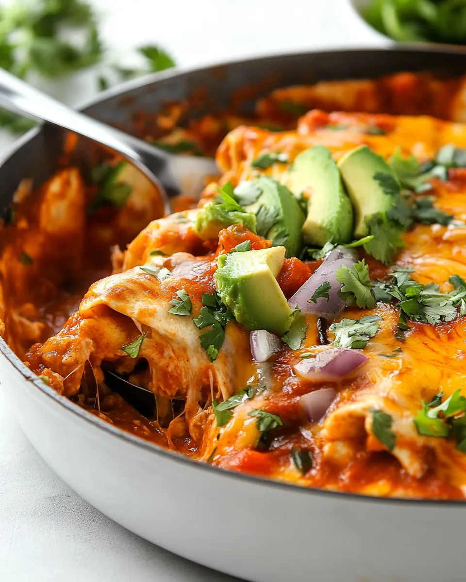 Chicken Enchilada Skillet