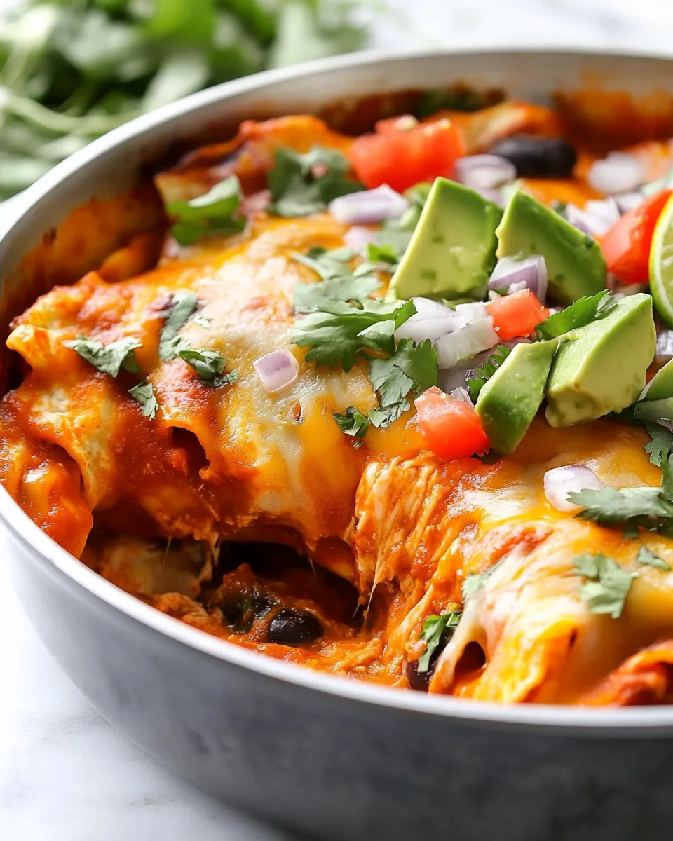Chicken Enchilada Skillet