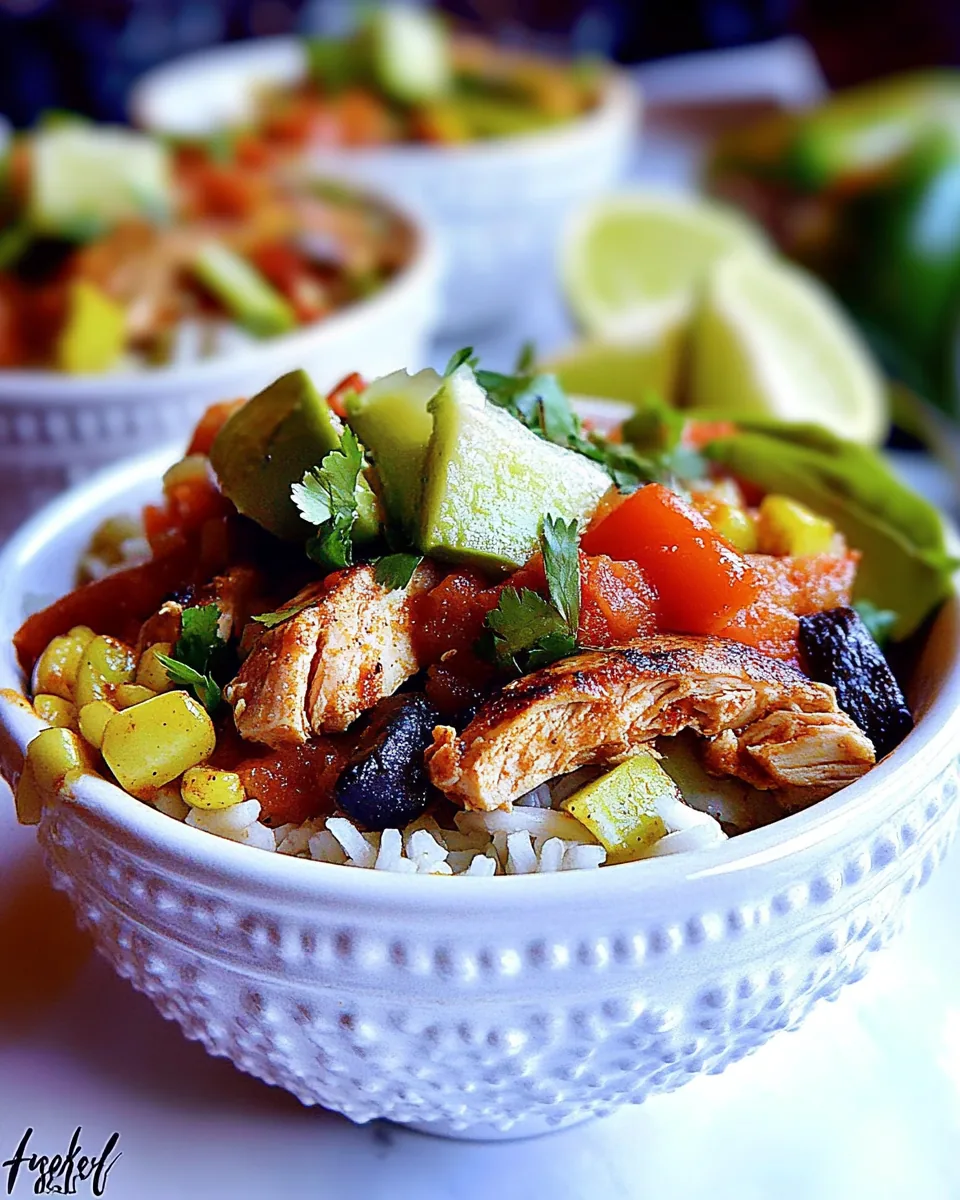 Chicken Fajita Bowls