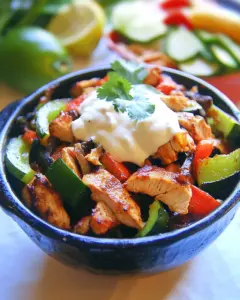 Chicken Fajita Bowls