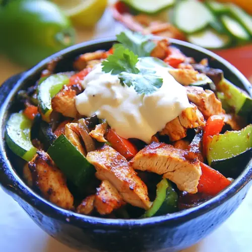 Chicken Fajita Bowls