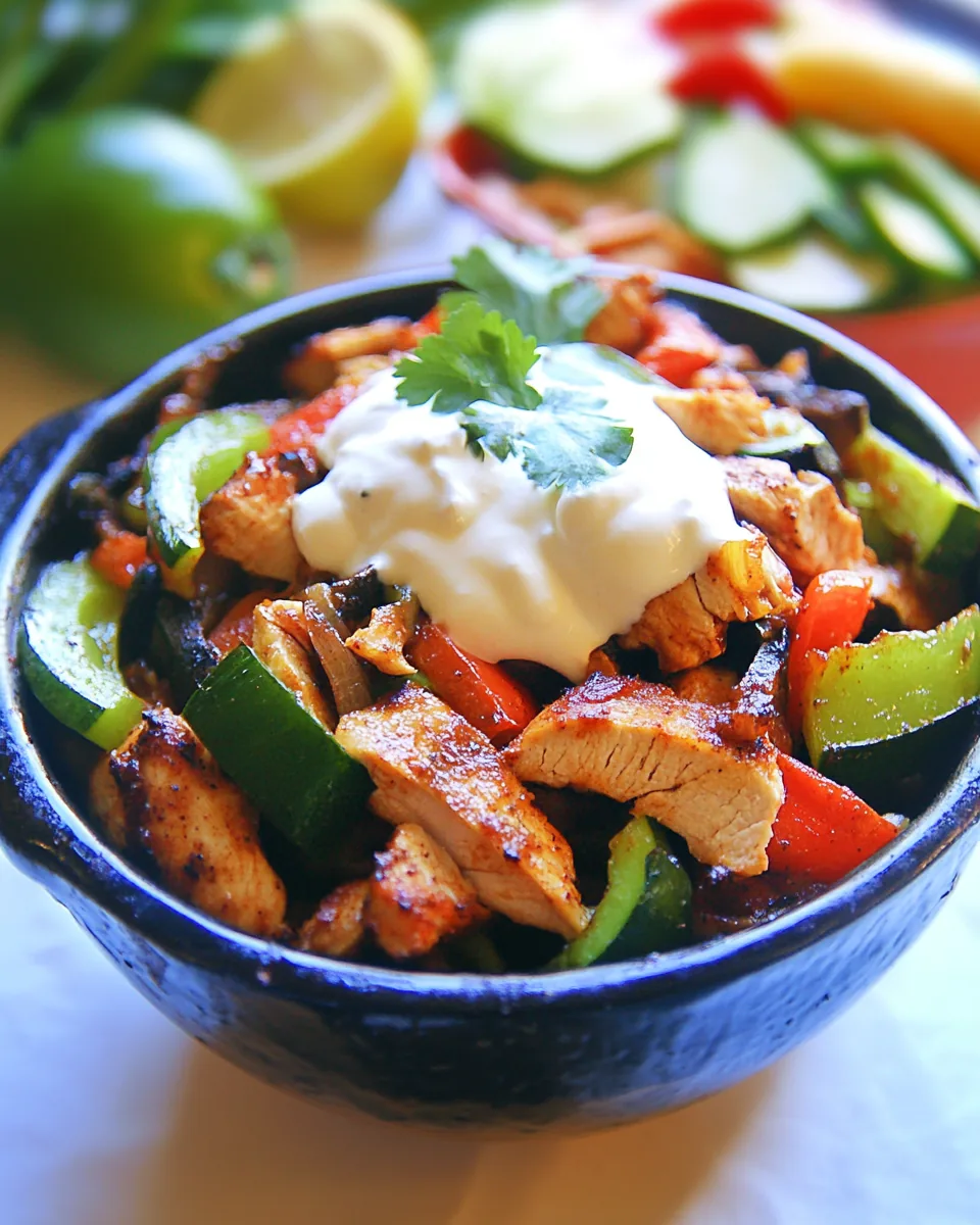 Chicken Fajita Bowls