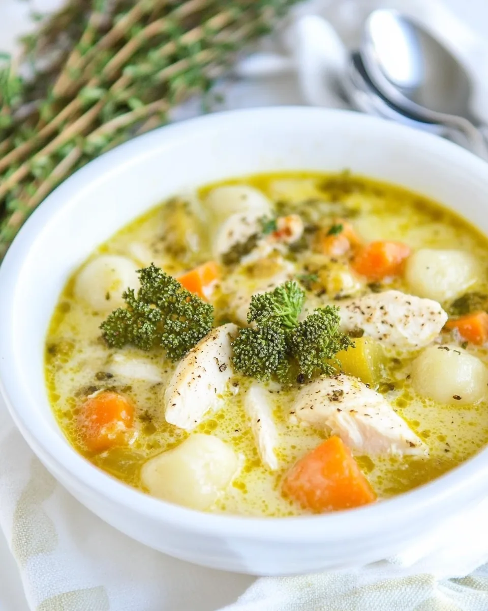 Chicken Gnocchi Soup