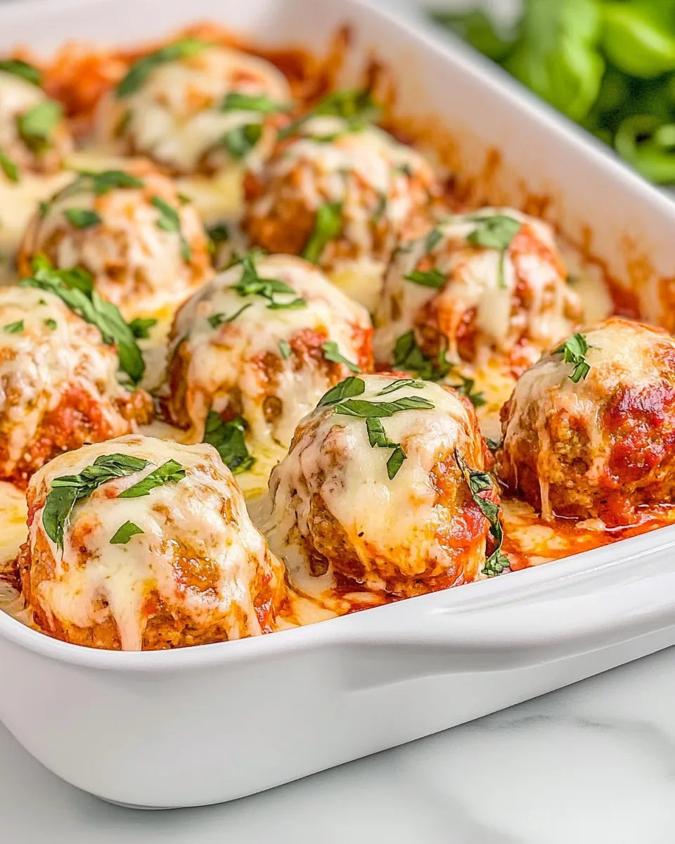Chicken Parmesan Meatballs