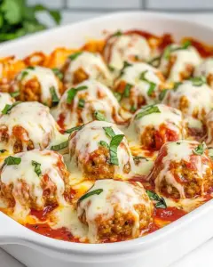 Chicken Parmesan Meatballs
