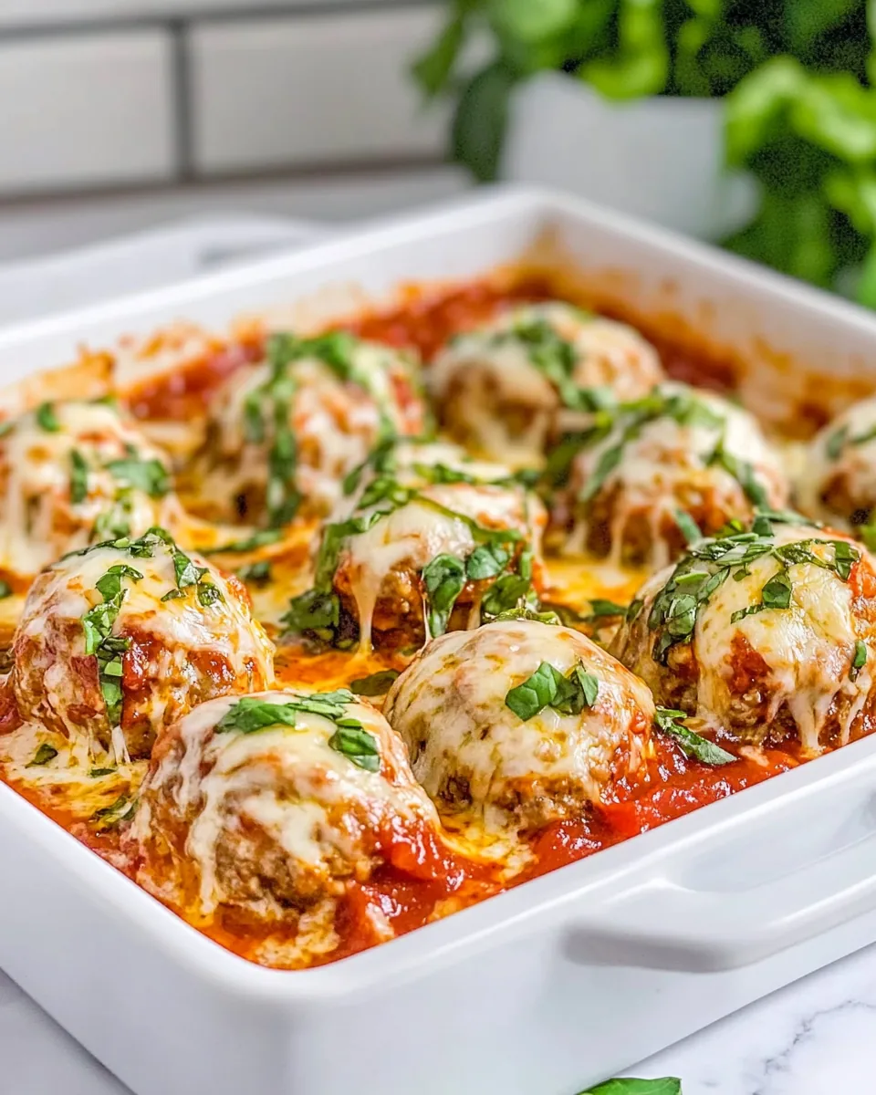 Chicken Parmesan Meatballs