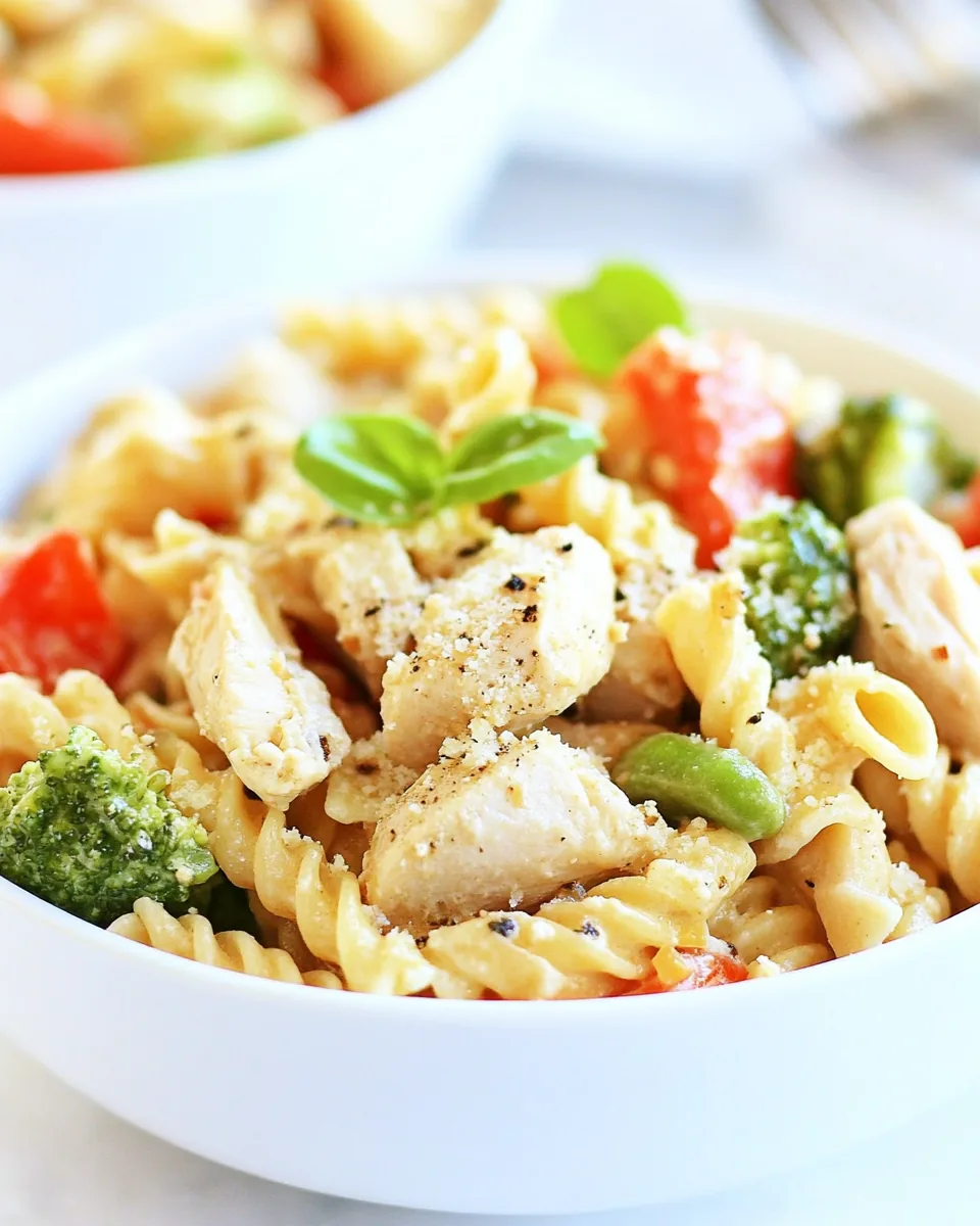 Chicken Pasta Primavera