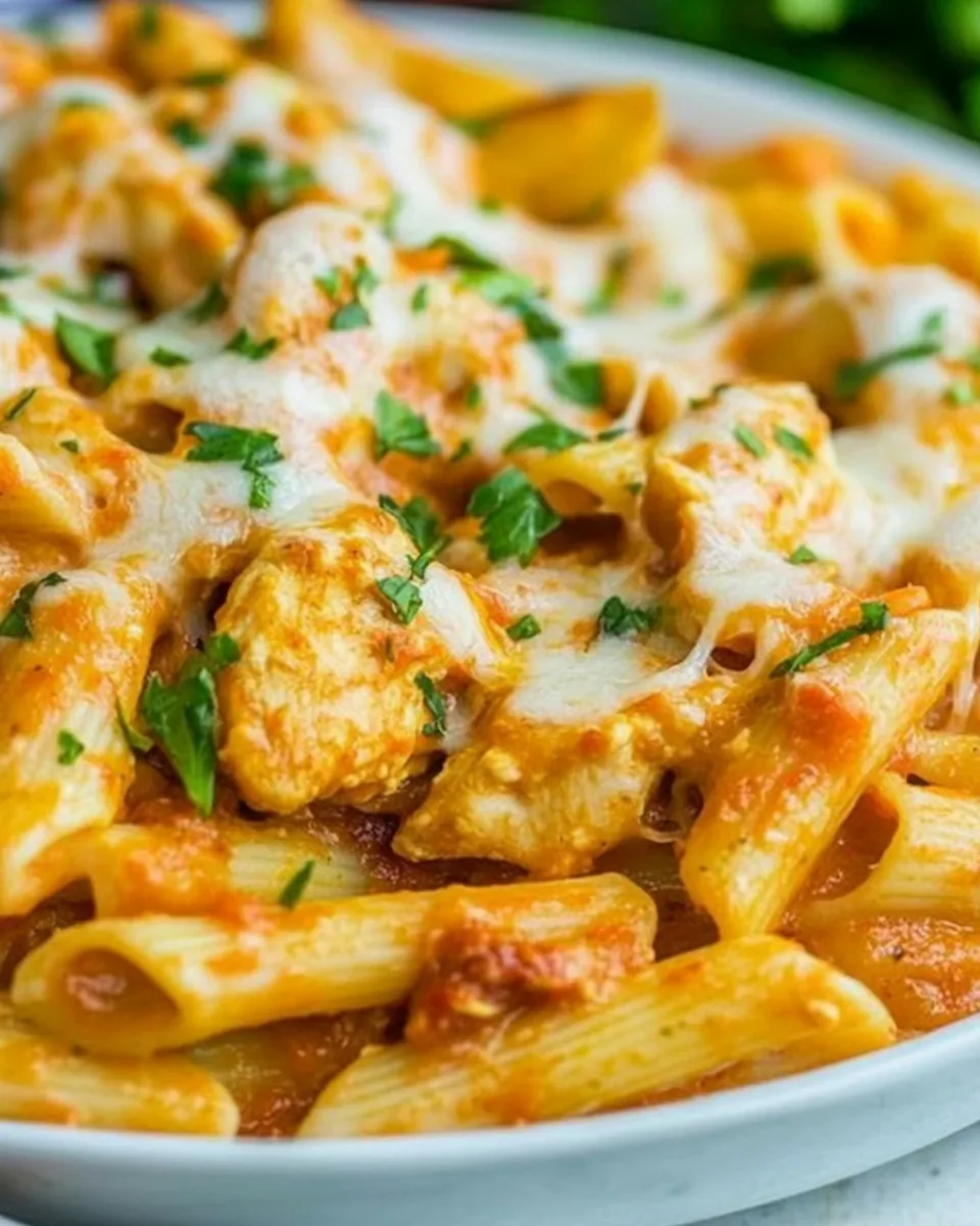 Chicken Penne with Sun-Dried Tomato Sauce
