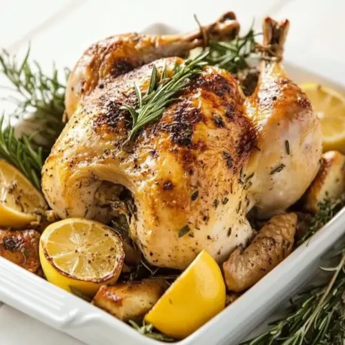 Chicken Roast with Lemon Rosemary