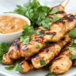 Chicken Satay with Peanut Sauce