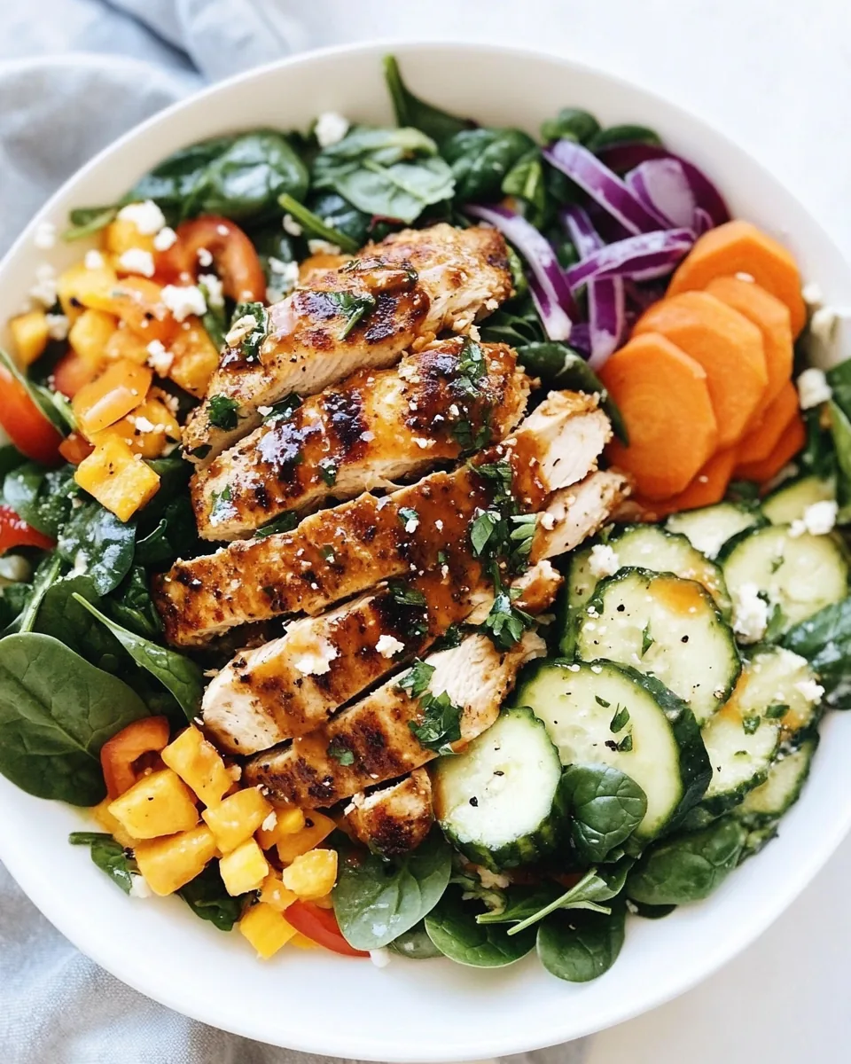 Chicken Spinach Salad