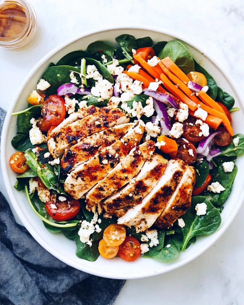 Chicken Spinach Salad