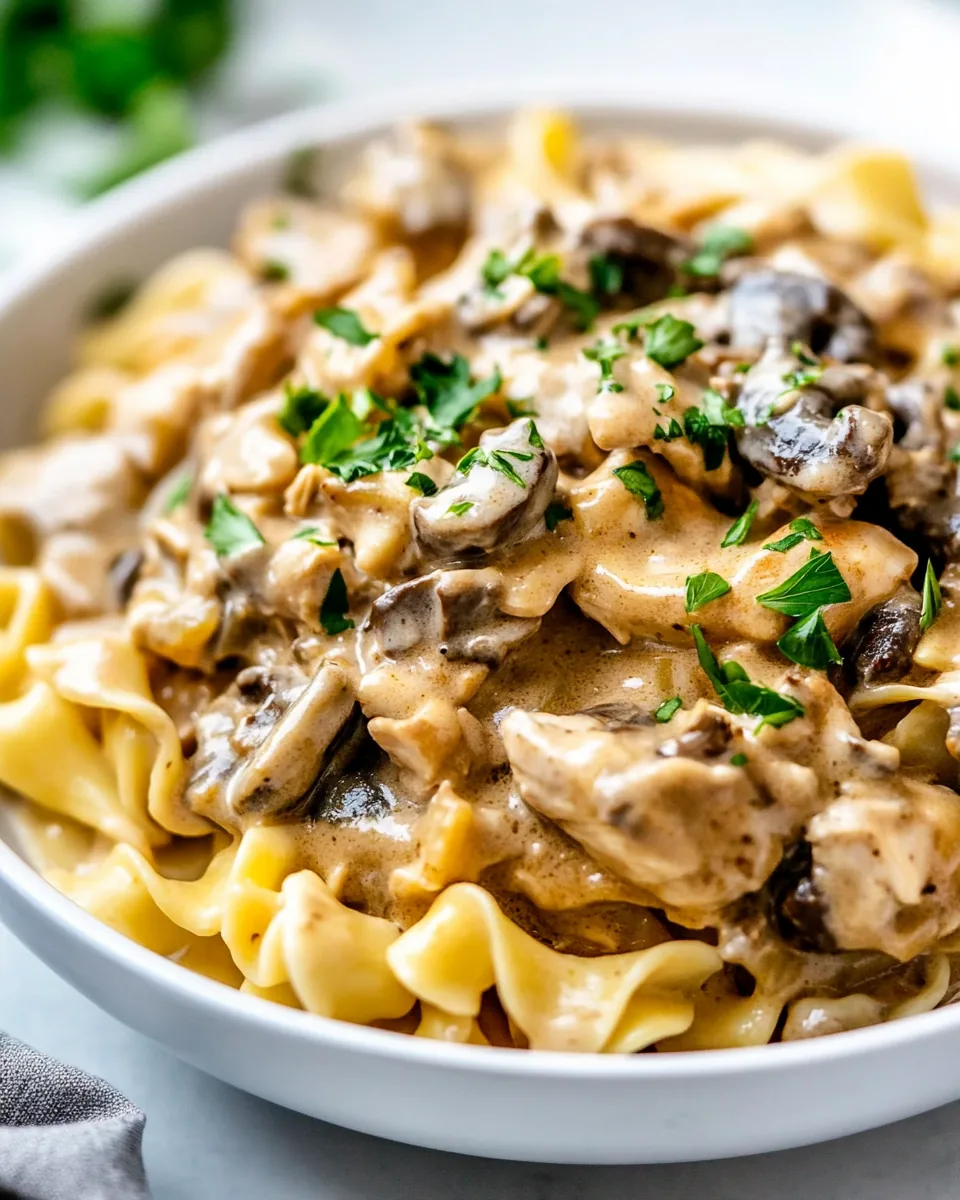 Chicken Stroganoff