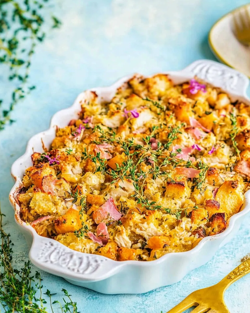 Chicken Stuffing Casserole