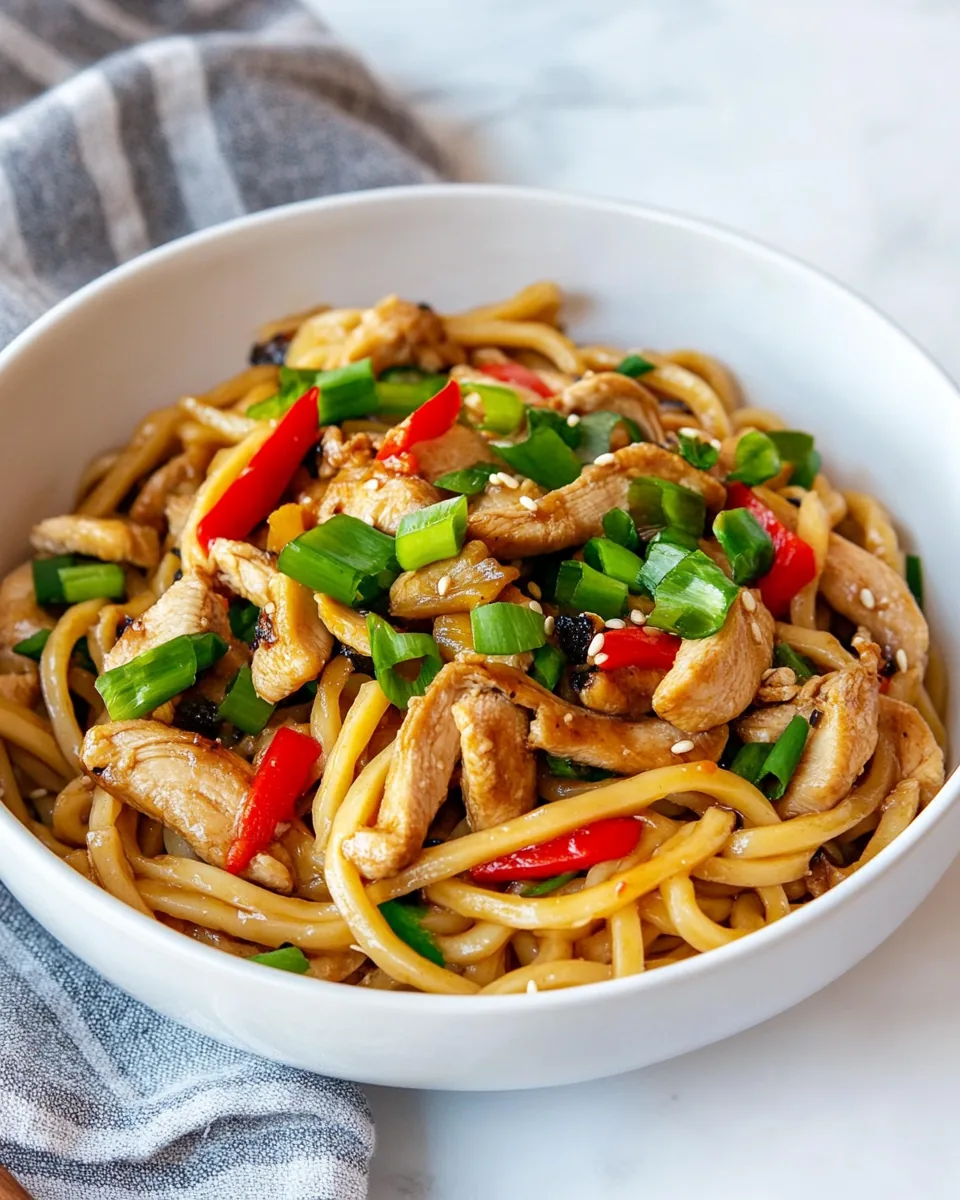 Chicken Yaki Udon