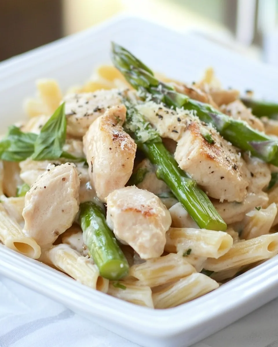 Chicken and Asparagus Pasta