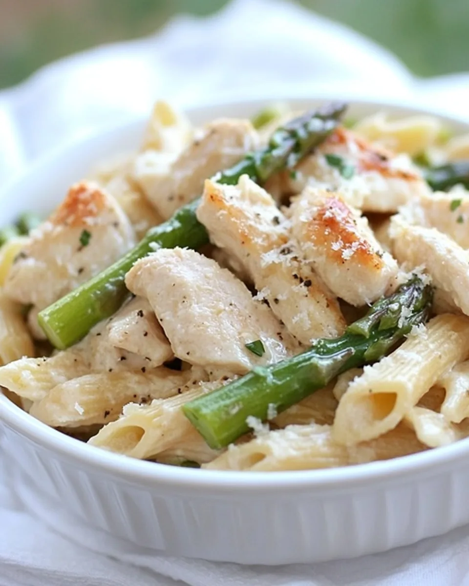 Chicken and Asparagus Pasta