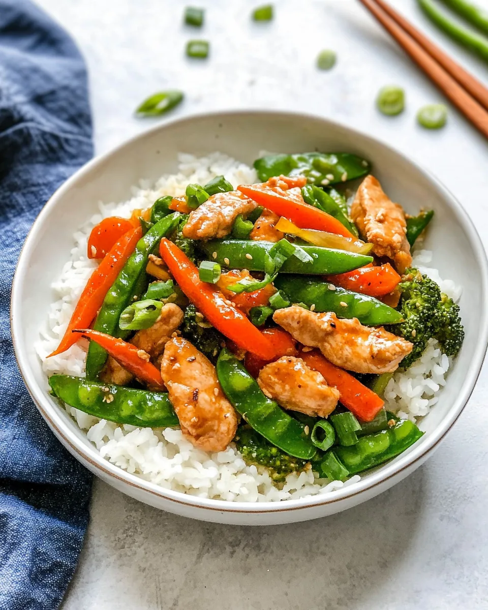 Chicken and Vegetable Stir Fry