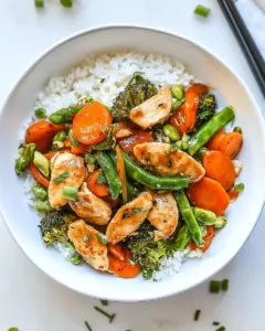 Chicken and Vegetable Stir Fry