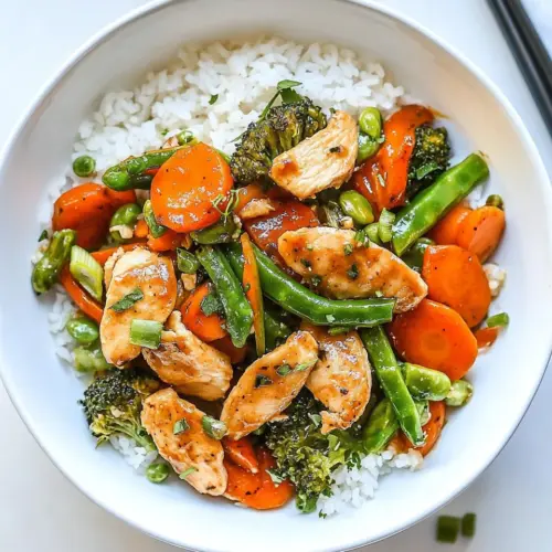 Chicken and Vegetable Stir Fry
