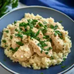 Chicken with Parmesan Cauliflower Rice