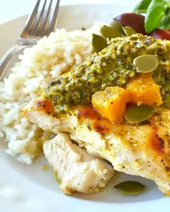 Chicken with Pumpkinseed Pesto
