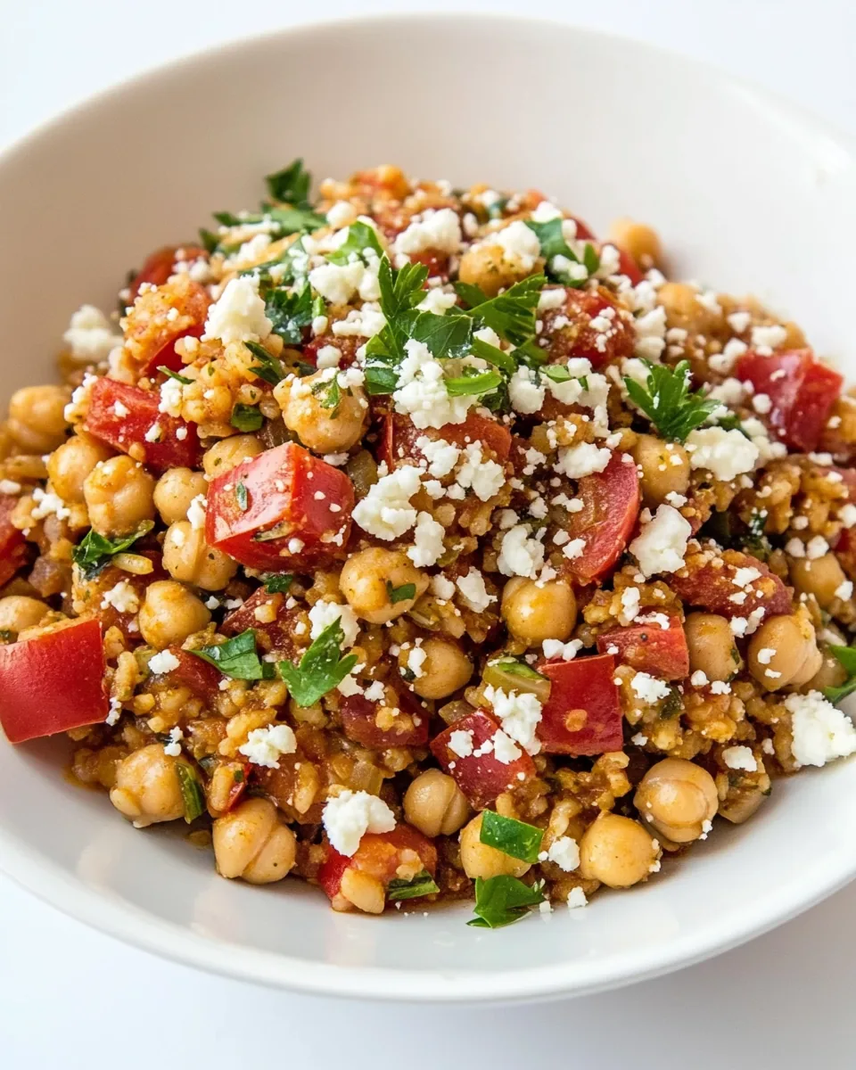 Chickpea Mediterranean Rice
