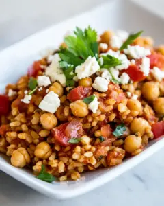 Chickpea Mediterranean Rice
