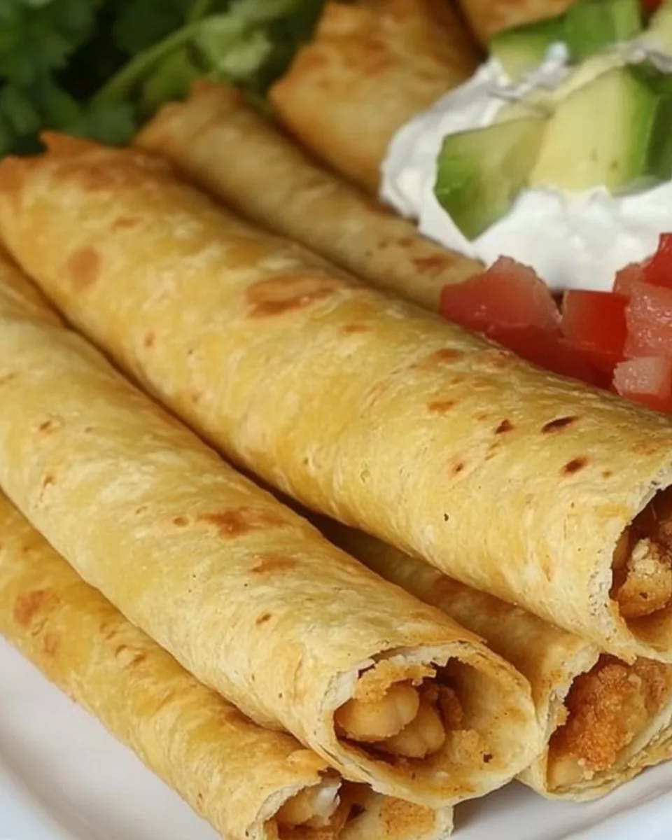 Chickpea Tomato Flautas