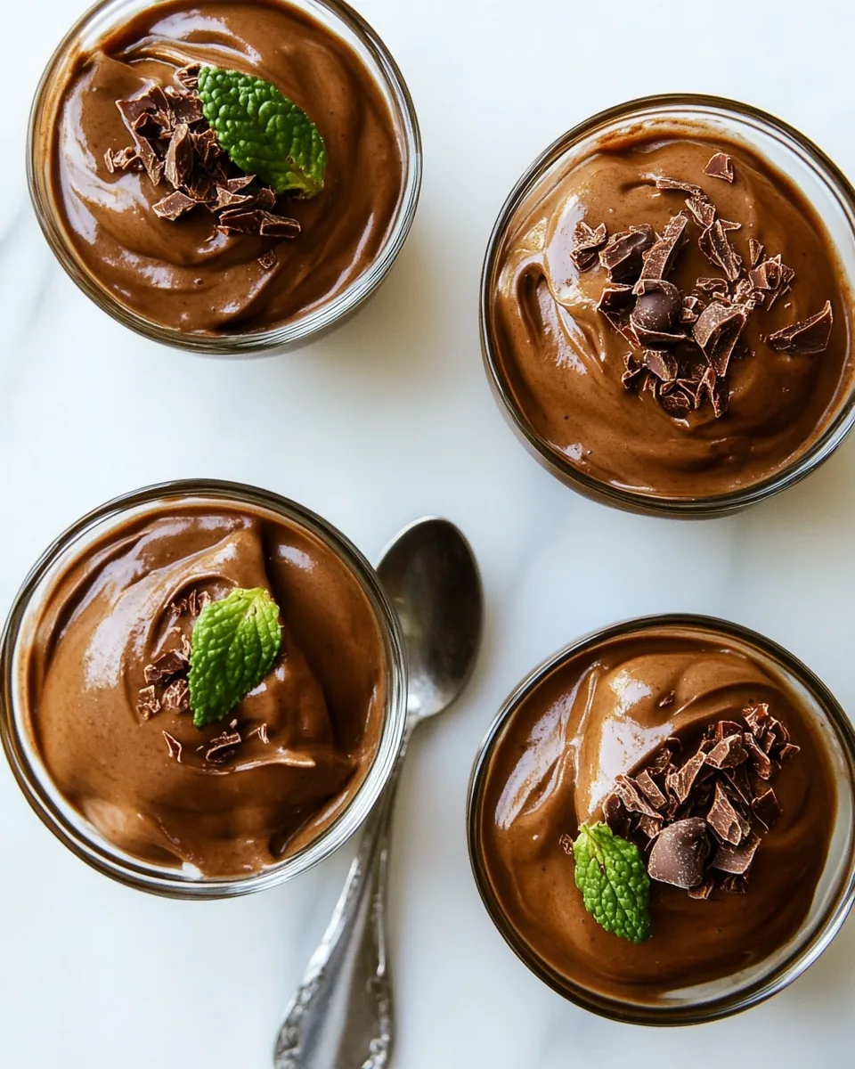 Chocolate Avocado Pudding