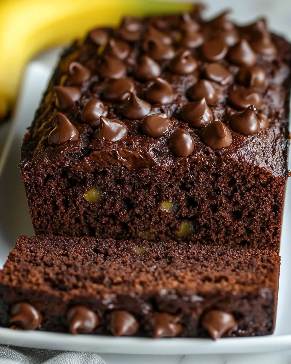 Chocolate Banana Bread