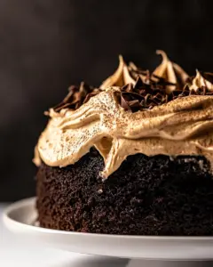 Chocolate Cake with Mocha Buttercream Frosting