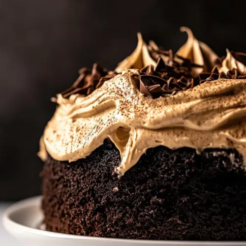 Chocolate Cake with Mocha Buttercream Frosting