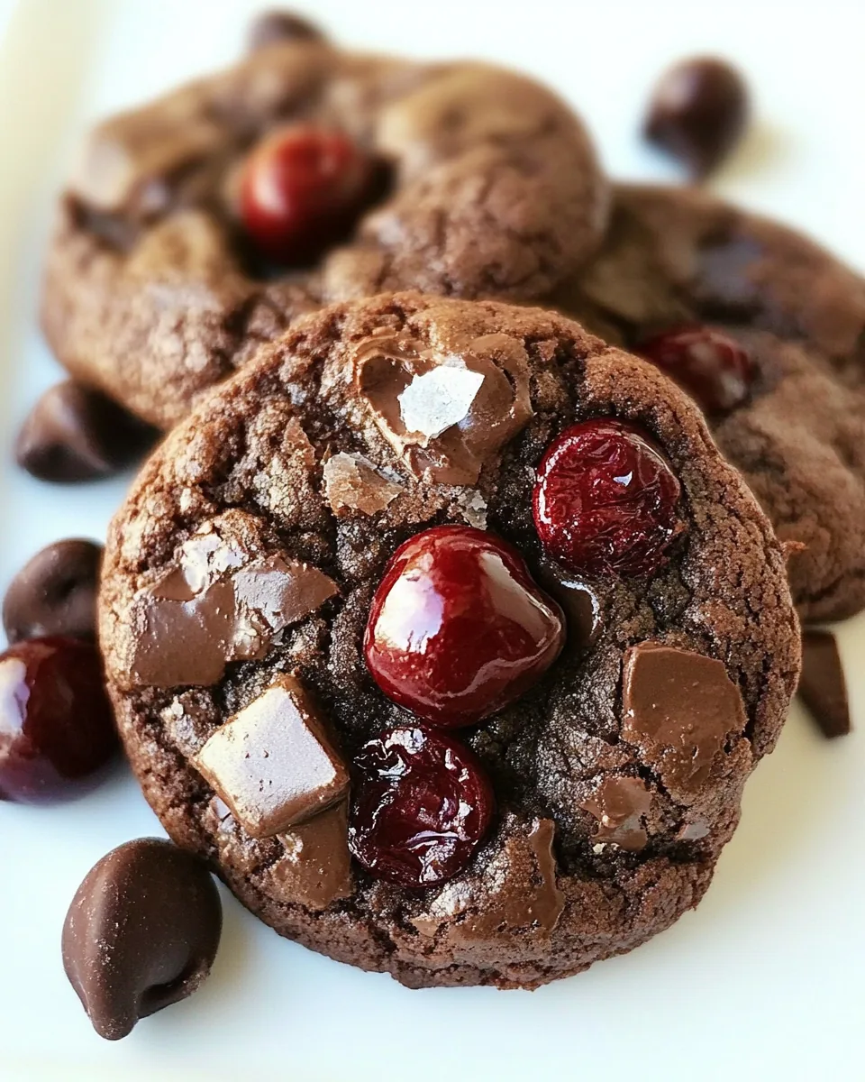 Chocolate Cherry Cookies
