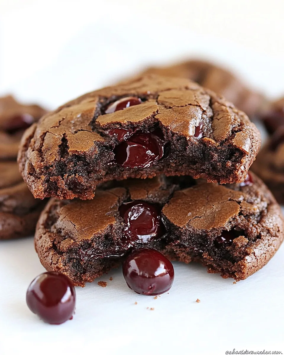 Chocolate Cherry Cookies