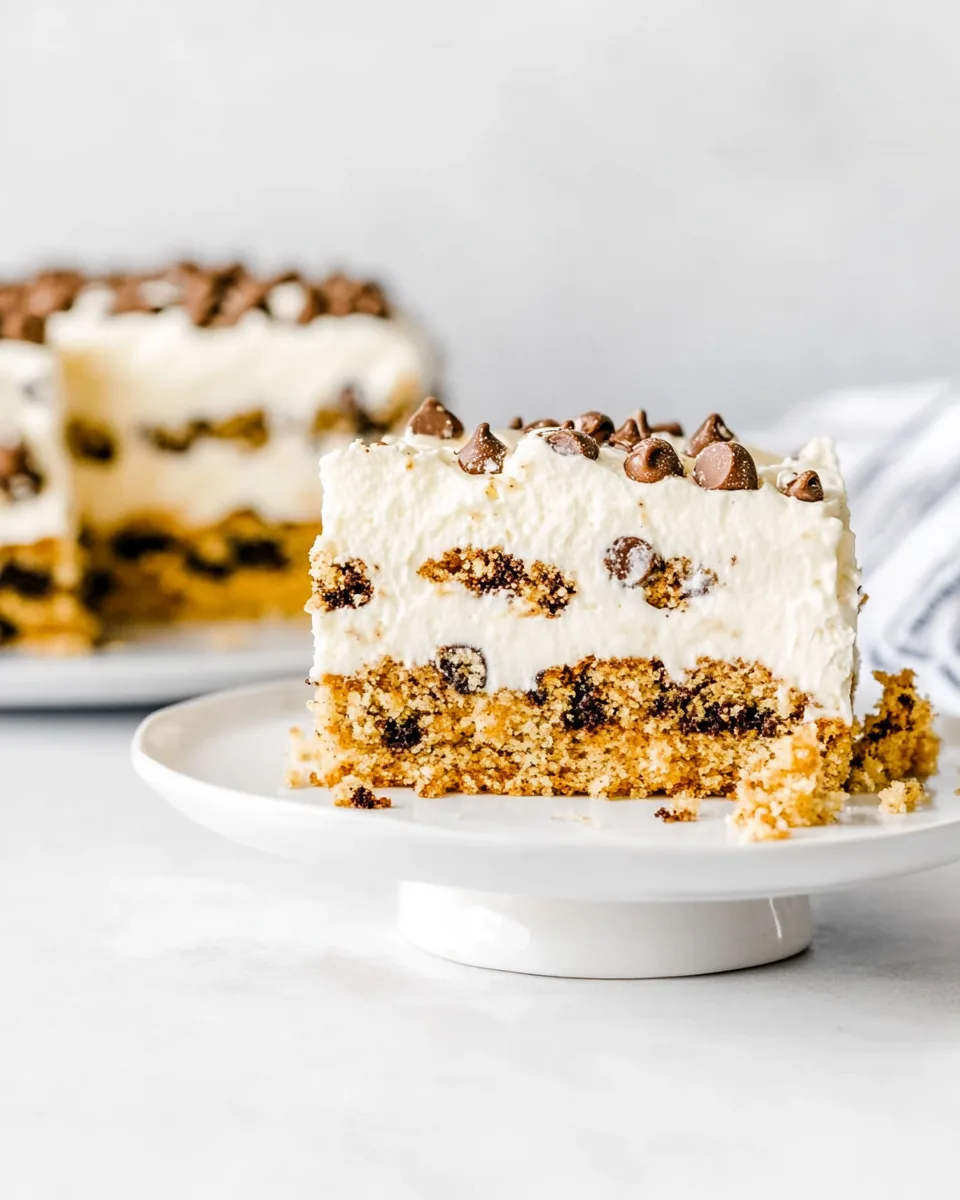 Chocolate Chip Cookie Icebox Cake