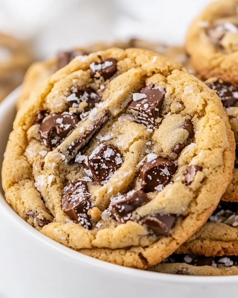 Chocolate Chip Cookies with Brown Butter and Toffee