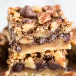 Chocolate Chip Pecan Pie Bars