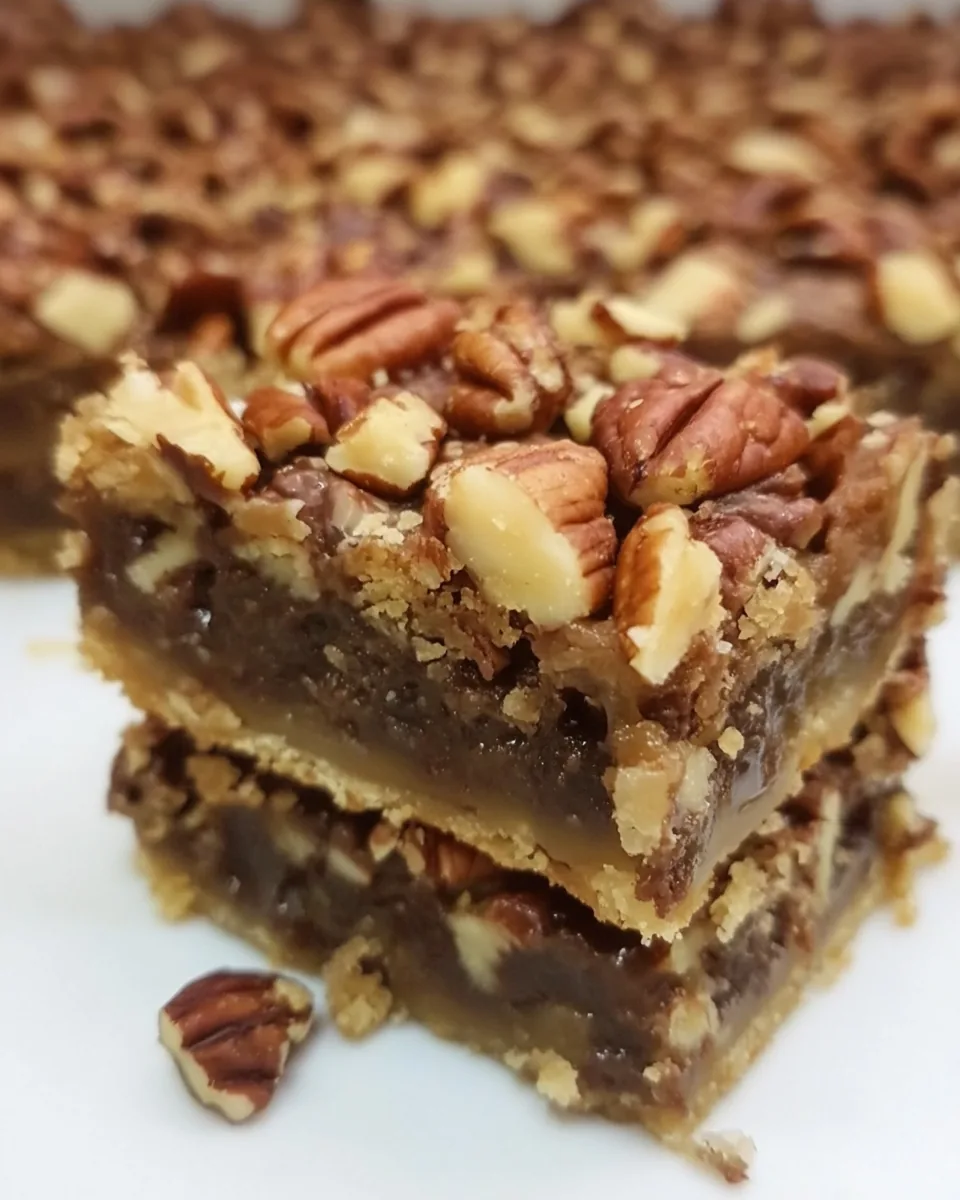 Chocolate Chip Pecan Pie Bars