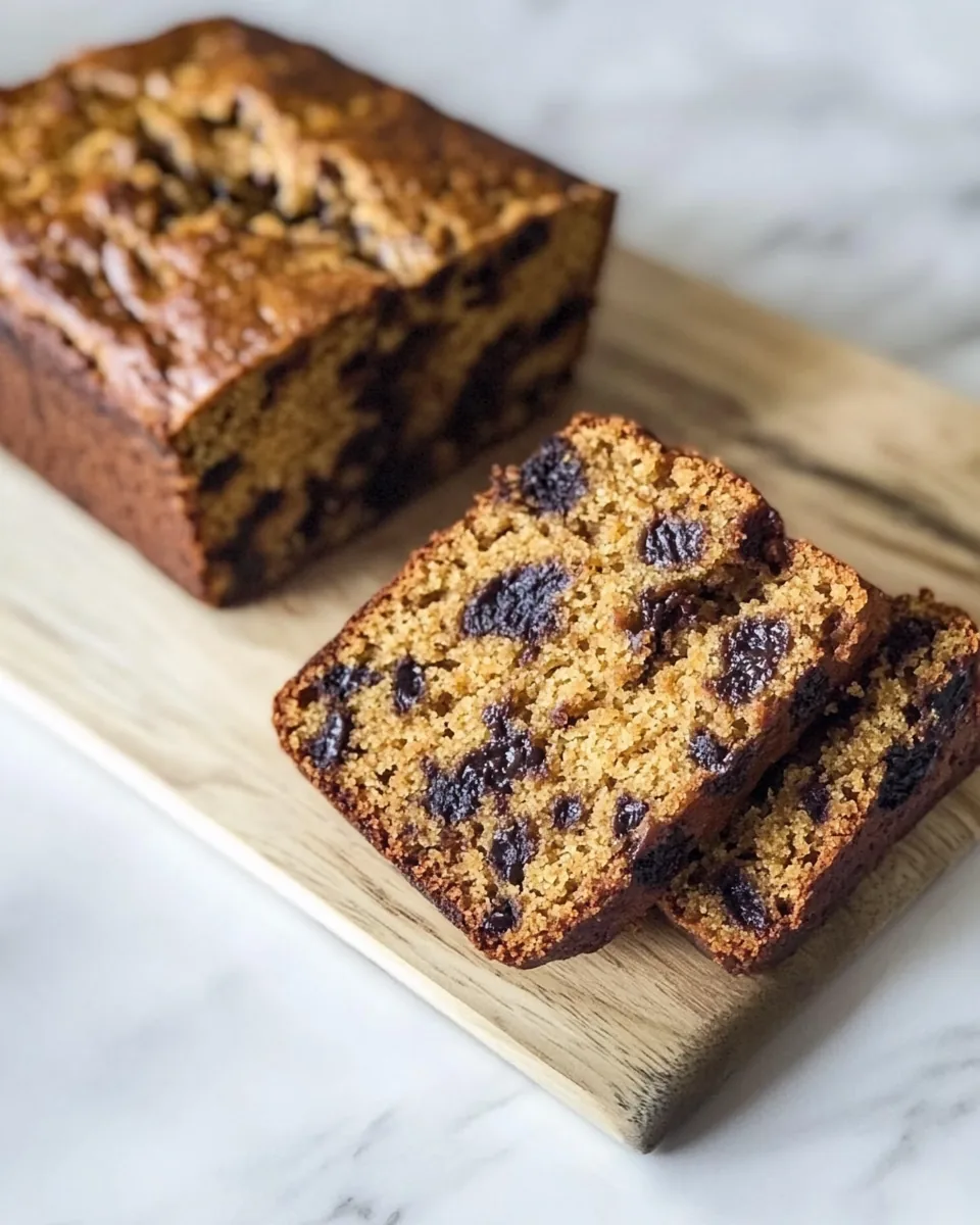 Chocolate Chip Pumpkin Bread