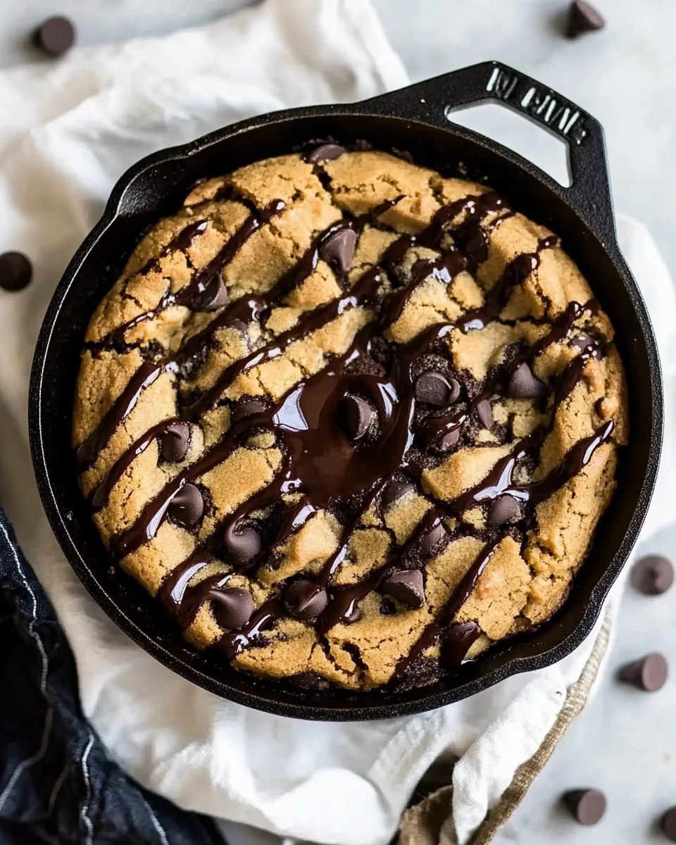 Chocolate Chip Skillet Cookie