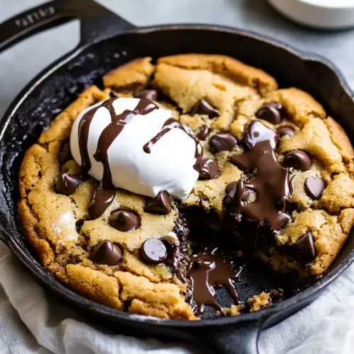 Chocolate Chip Skillet Cookie