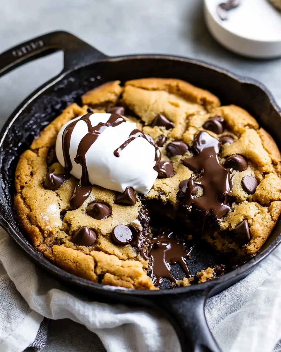 Chocolate Chip Skillet Cookie