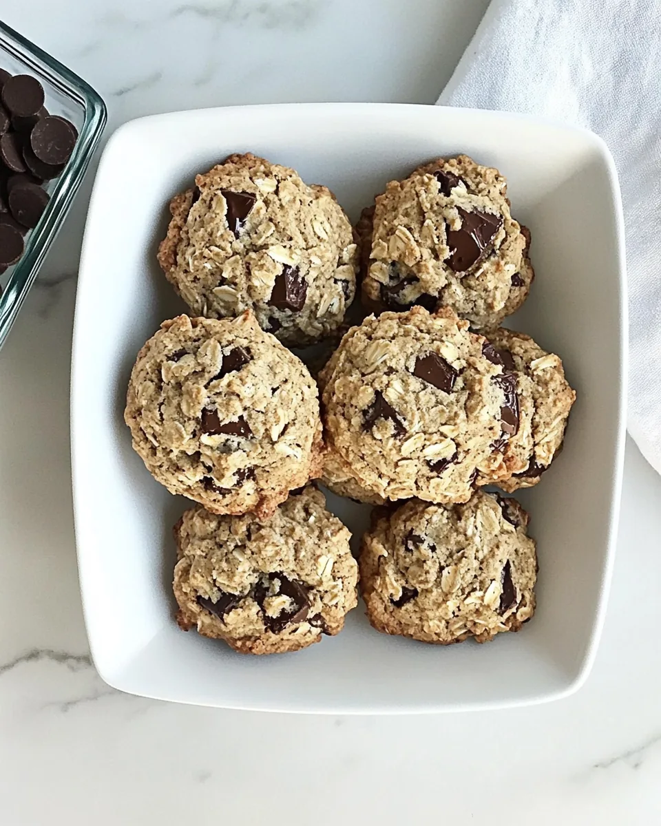 Chocolate Chunk Oat Cookies